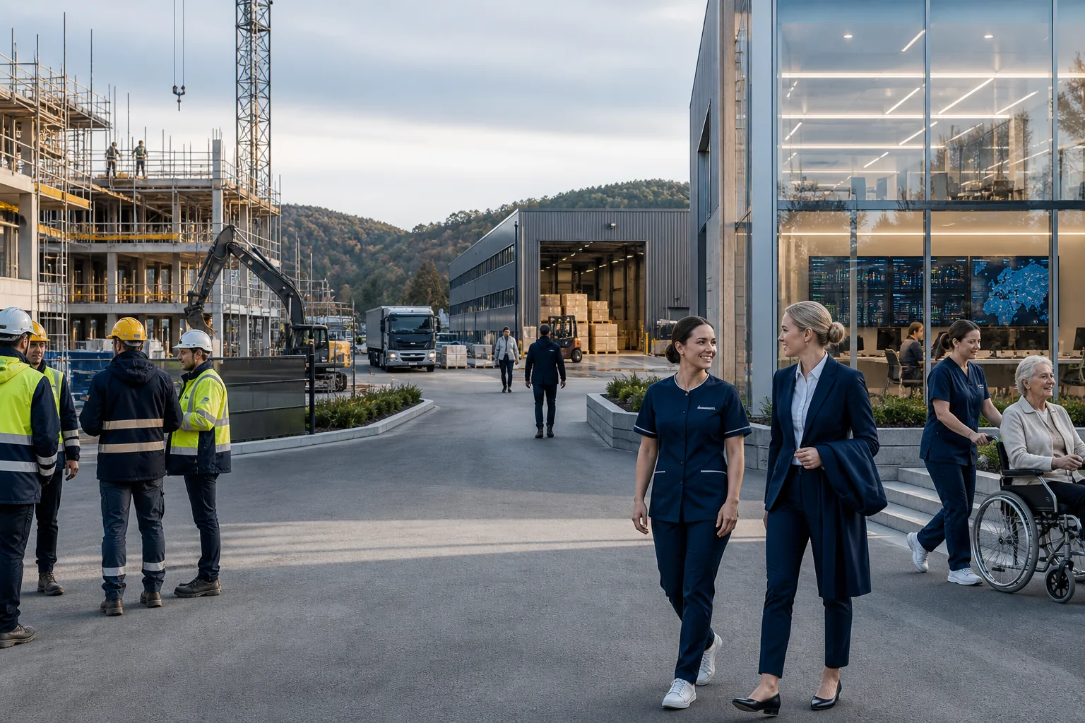 Specialist GAV teams working across construction, logistics, technology and healthcare