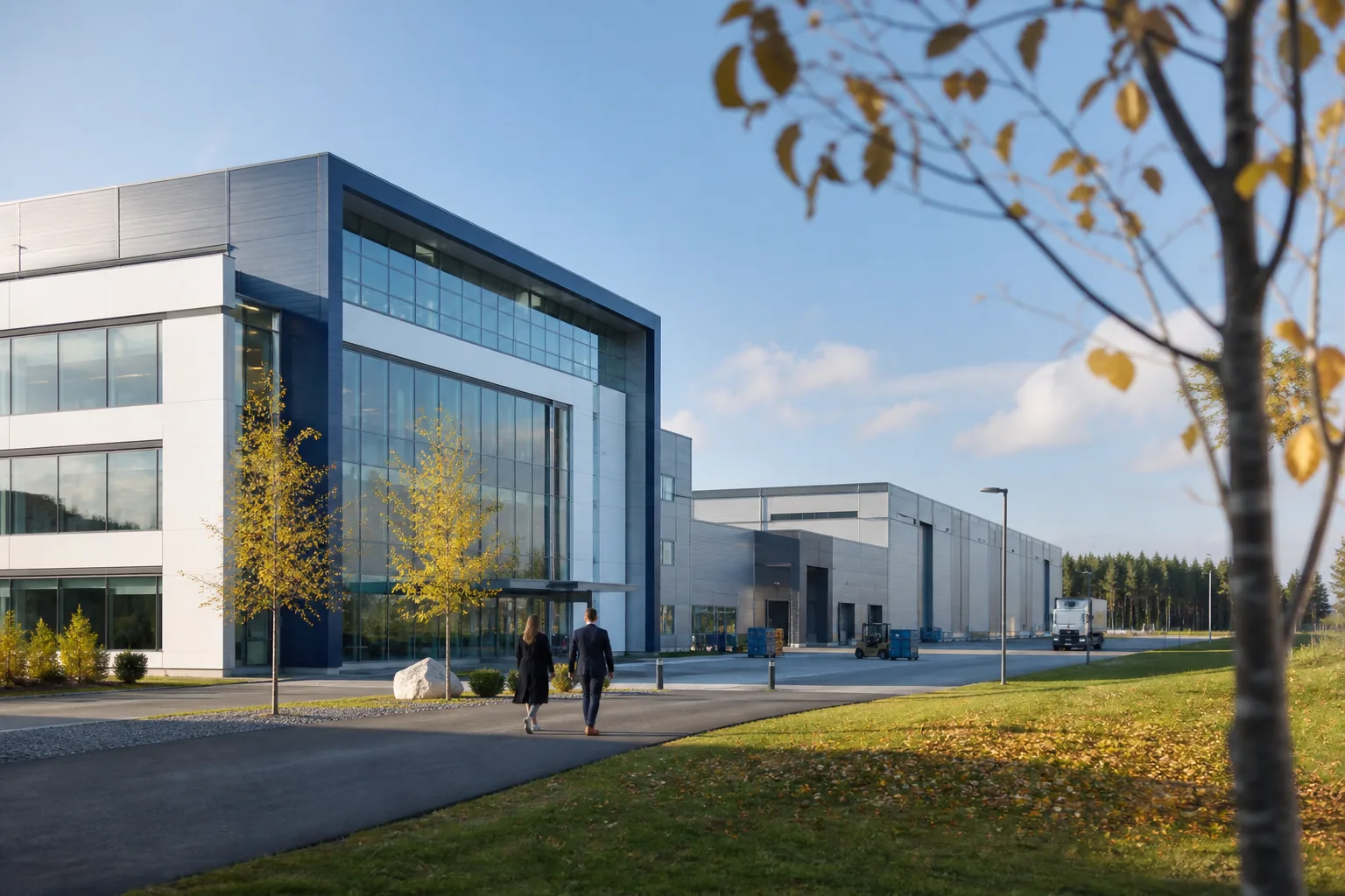Modern Finnish headquarters and operating campus